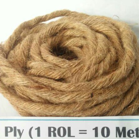 

18ply Rp2.950/meter Tali Goni,Tali Rami, Jute, Tali, vintage, craft, aksesoris