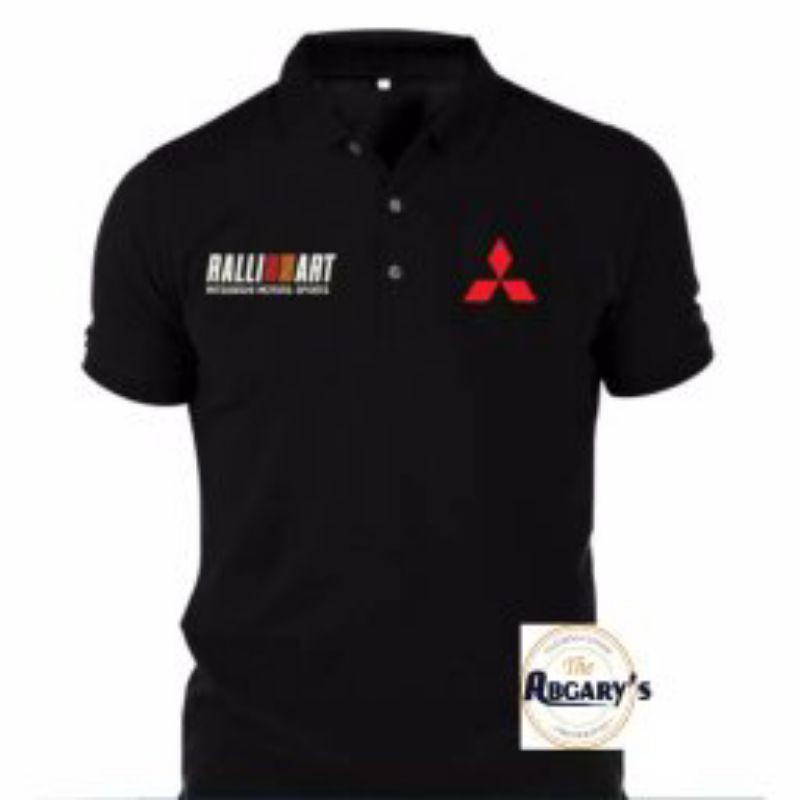 t-shirt baju polo shirt MITSUBISHI RALLY