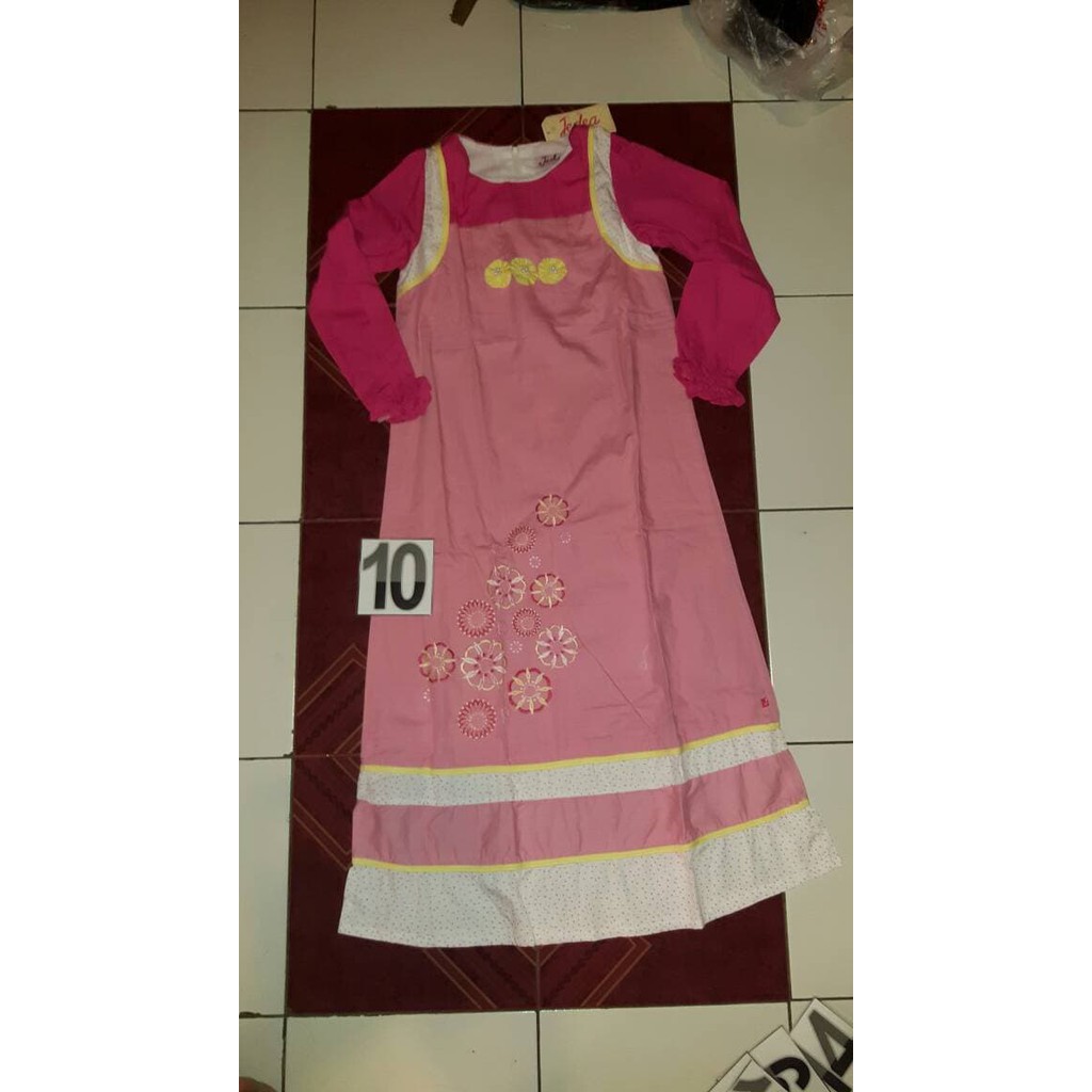 dress gamis anak 10/11y by DONITA brand mall