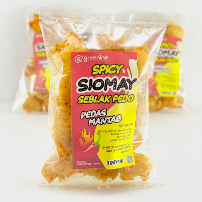 

Tikachu Chuchu Spicy Siomay Seblak Pedo Pedas Mantap Halal Higienis Renyah Gurih Lezat 30 Gram