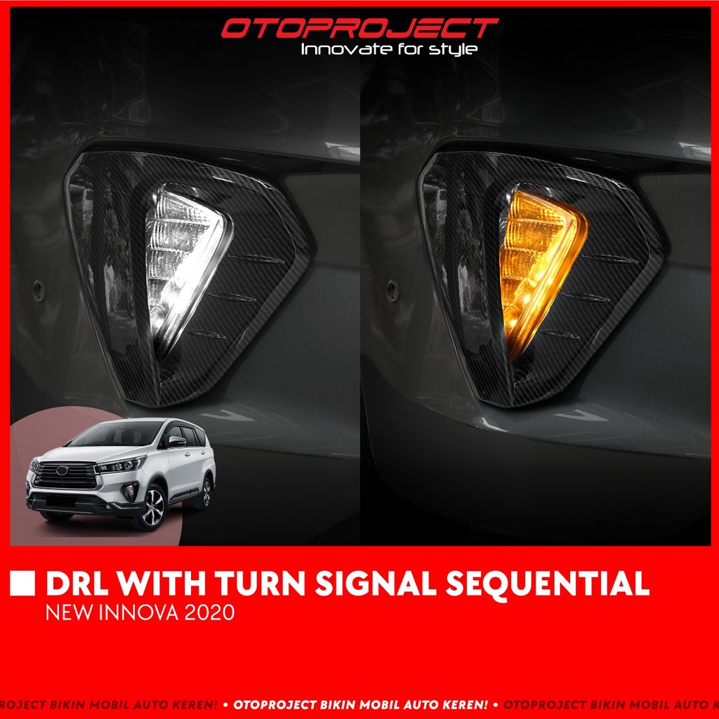 Led Drl With Running Signal Sequential Toyota Innova 2021