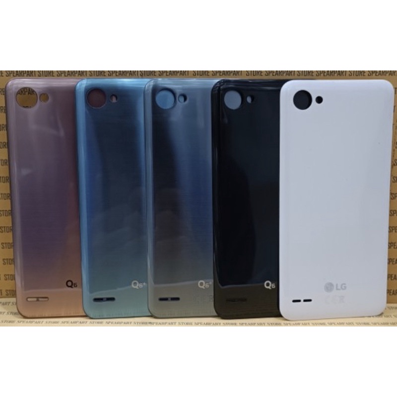 Backdoor Backcover Tutup Belakang Kesing Casing LG Q6 | Q6 Plus - White
