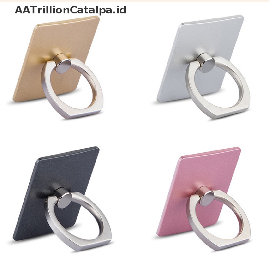 Aatrillioncatalpa 4Pcs Ring Holder Hp Bentuk Segitiga Untuk Iphone