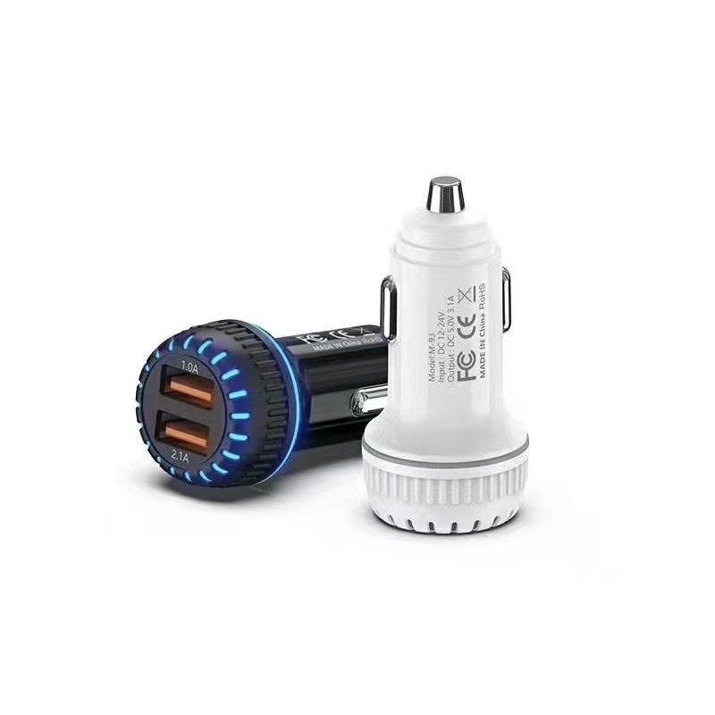 PROMO CAR CHARGER MOBIL F87 FLECO 2USB SMART IC