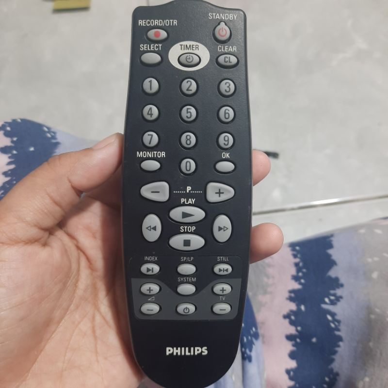 REMOTE REMOT RECORD OTR PHILIPS ORIGINAL ASLI