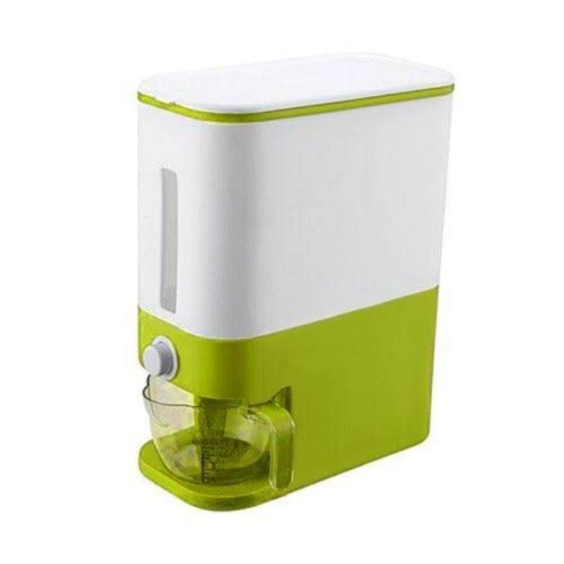 Dispenser Beras 12 Liter Tempat Beras Rice Box Biji - Bijian