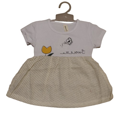 baju bayi/dress daster bayi anak perempuan import  size 0-12 bln