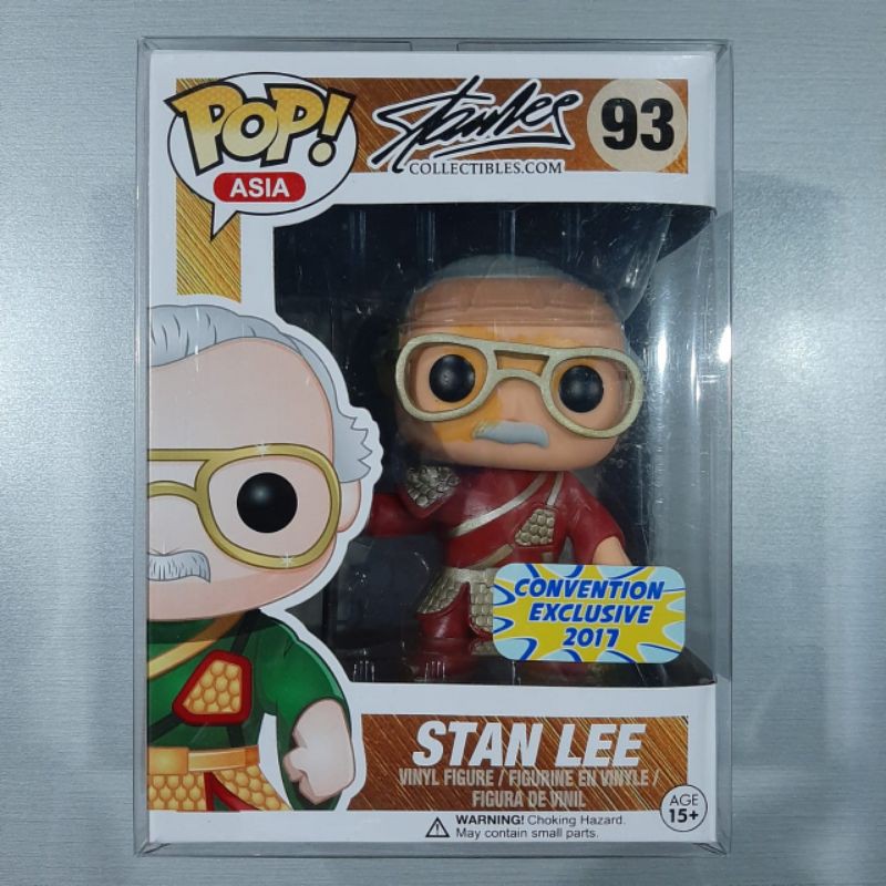 Funko Pop Stan Lee Collectibles.com : Stan Lee as Guan Yu (Red Suit) #93