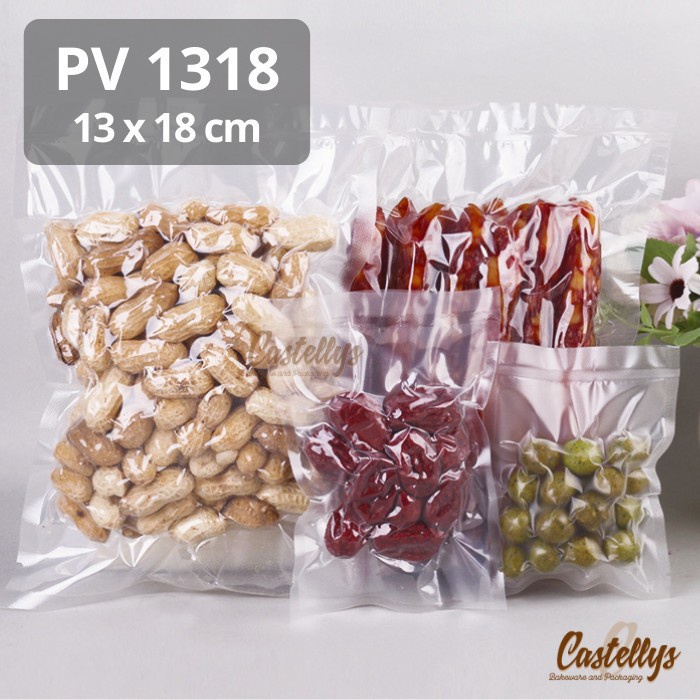 Plastik Seal Vacuum PV1318 Snack Kue Kacang Frozen Food Makanan Beku