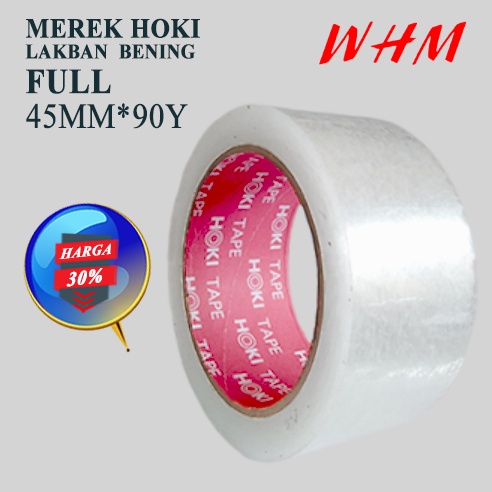 Murah Super Clean 45mmx90Y 45mmx50Y LAKBAN BENING dan Coklat  HORICI TAPE DAN HOKI TAPE/ISOLASI