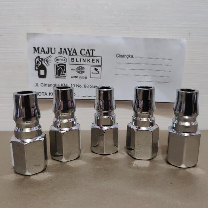 nepel / coupler /sambungan selang spray gun D