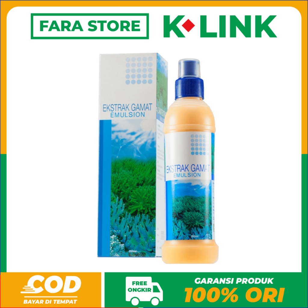 

[COD] EKSTRAK GAMAT EMULSION K-LINK ORIGINAL 350 ML