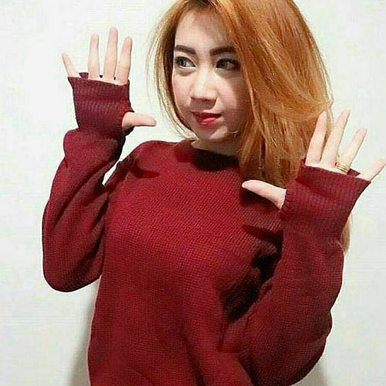 Tokomilkan - Atasan Rajut Halus Wanita Roundhand Sweater / Pakaian Wanita / Sweater Wanita