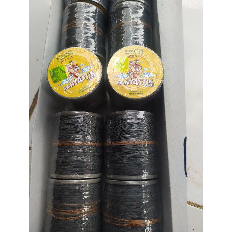 Gelasan Senar Mati Total Matot Bahan Hijau Tua size 0.20