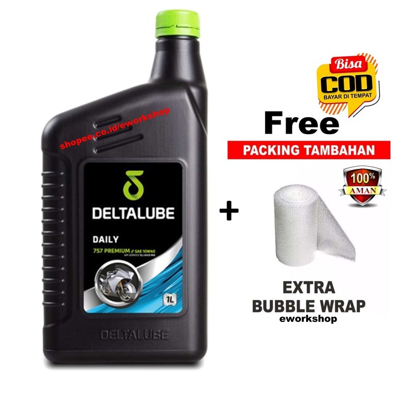 OLI DELTALUBE DAILY 757 PREMIUM 4T SAE 10W40 1 L Liter 100% Original Product