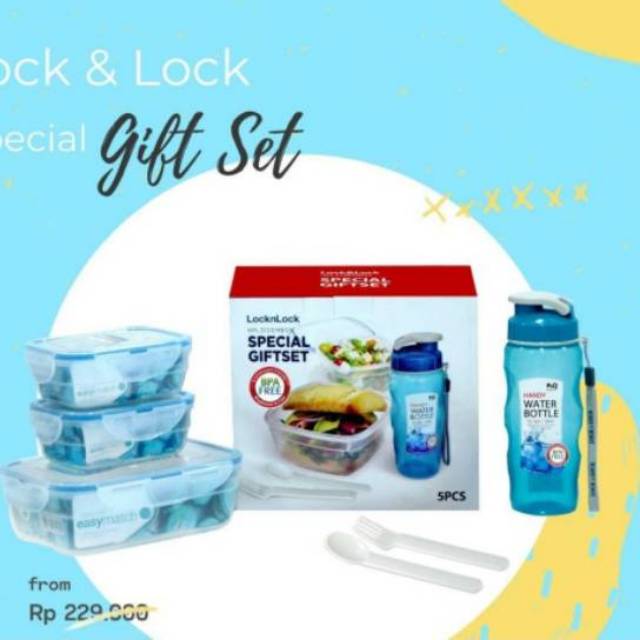 Lock and lock gift set