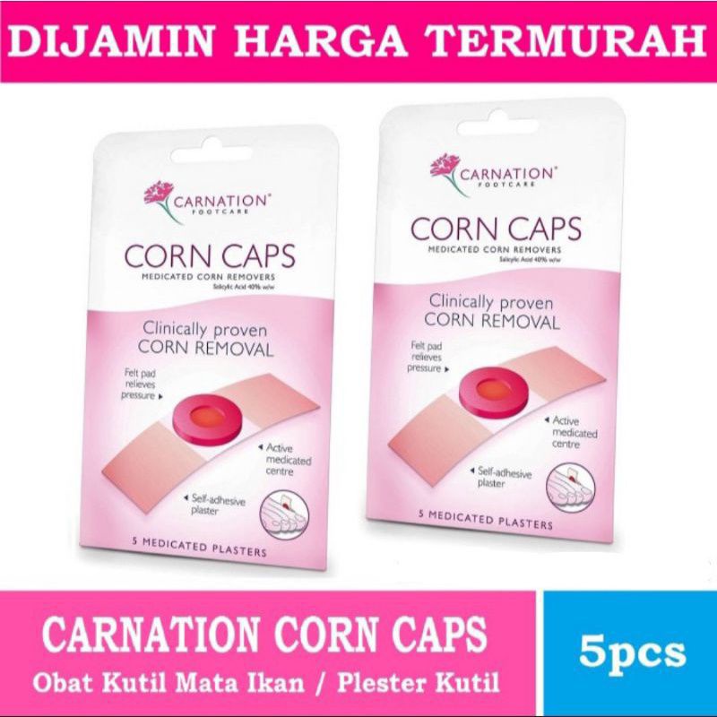 Jual Carnation Corn Caps Obat Kutil Mata Ikan Plester Kutil Made