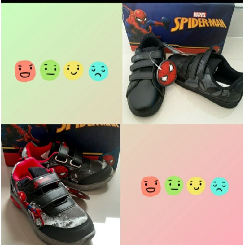 Sepatu sneaker anak laki laki superhero marvel avengers spiderman original