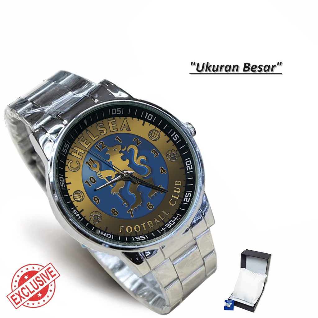 Jam Tangan Rantai Couple CHELSEA FC - 1 (Special)