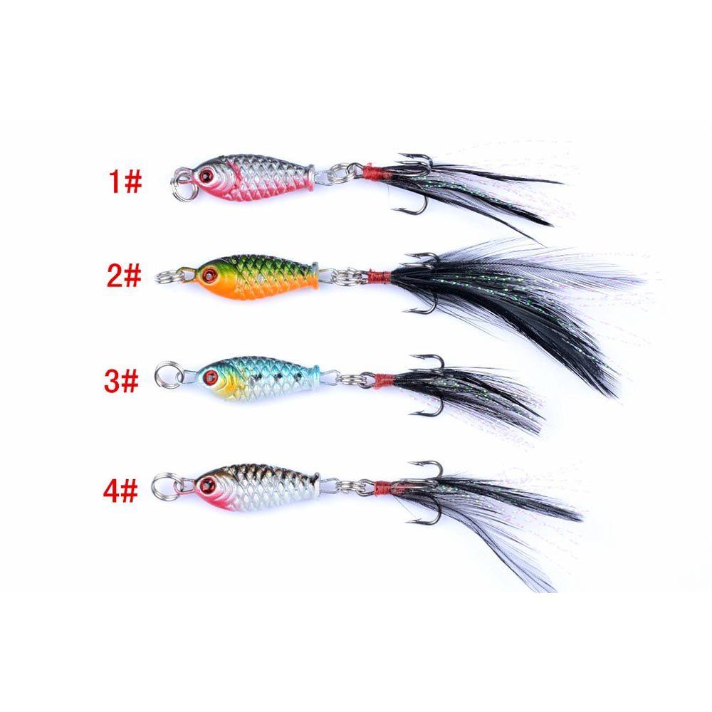 TOP Umpan Pancing Ikan Kecil Mini Ikan Kecil Outdoor Lead Fish Tackle Fishing Bait