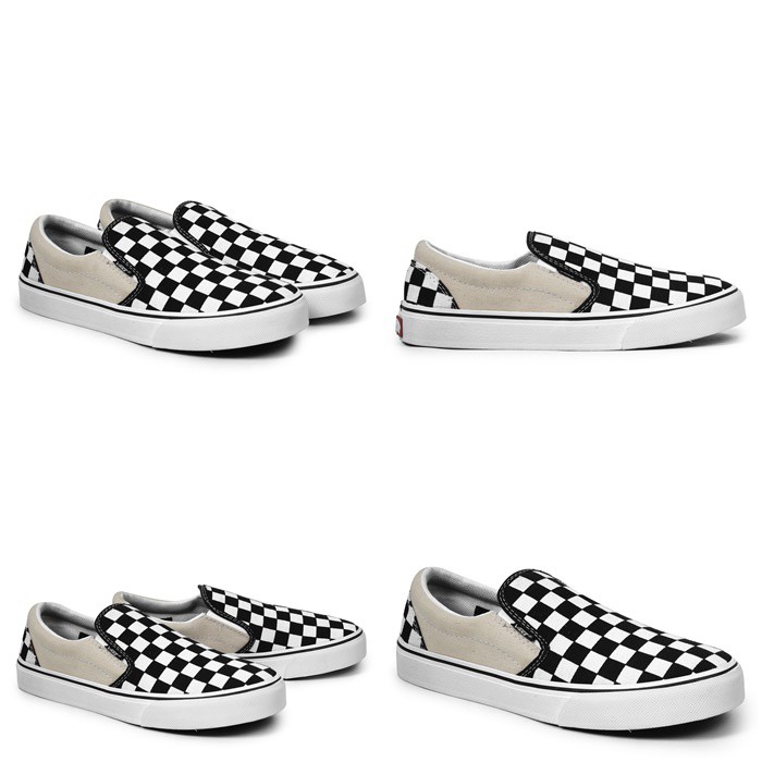 SEPATU SLOP VANS MOTIF CATUR