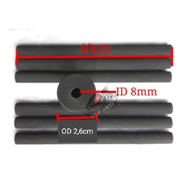 BUSA EVA HITAM CUSTOM JORAN 40cm