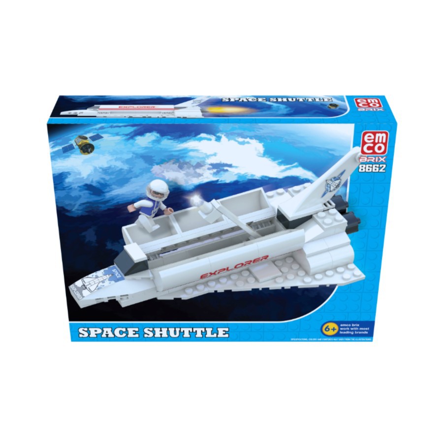 Emco Brix Space Shuttle 8662 Original Emco Brick Space Shuttle Explorer