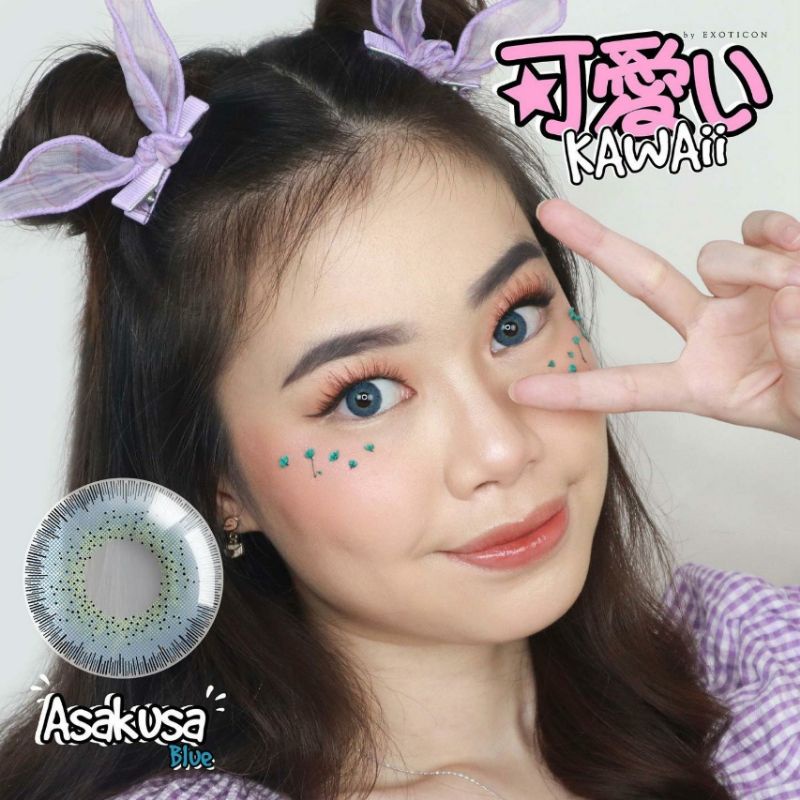 Softlens X2 KAWAII 14.5 MM by EXOTICON / Softlen Soflen Warna Normal