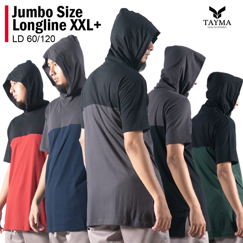 kaos longline hoodie