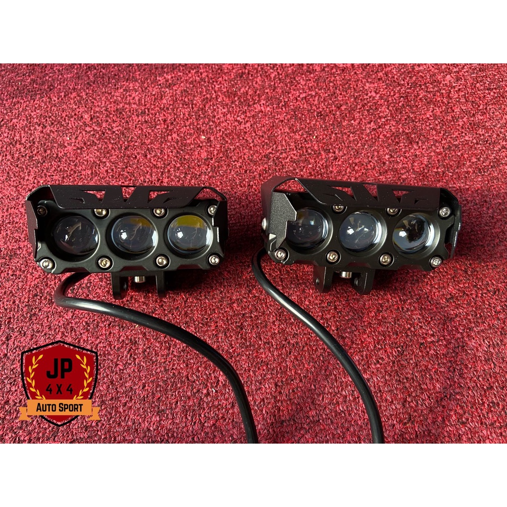 Lampu Tembak Laser Foglamp 60 Watt SQL 3 MATA superbright