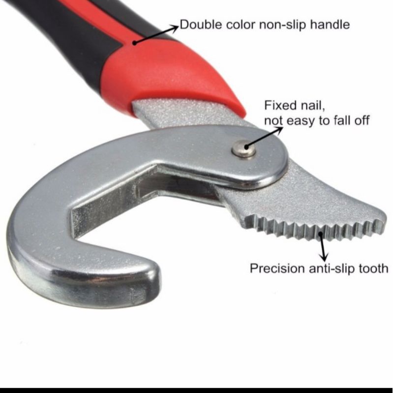 kunci Inggris serbaguna 2 pcs snap N grip universal magic wrench
