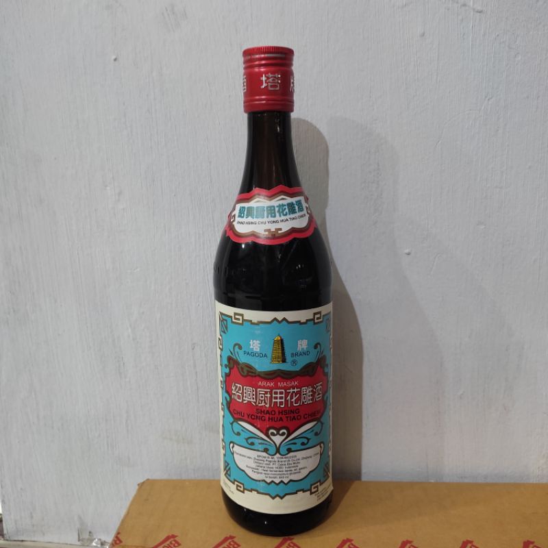 SHAOXING HUADIAO WINE/SHAO HSING CHU YONG HUQ TIQO CHIEWAngciu / Arak masak / Penyedap Masakan 600 ml