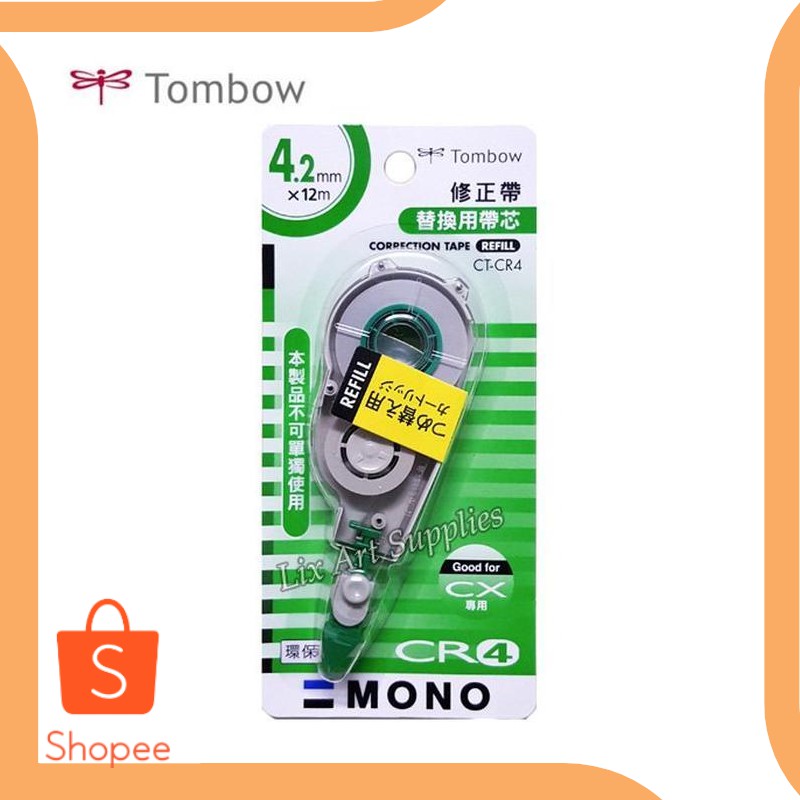 

Promo parts Refill Tombow Mono Correction Tape CR4 - 4.2mm x 12m 20DEZ Limited