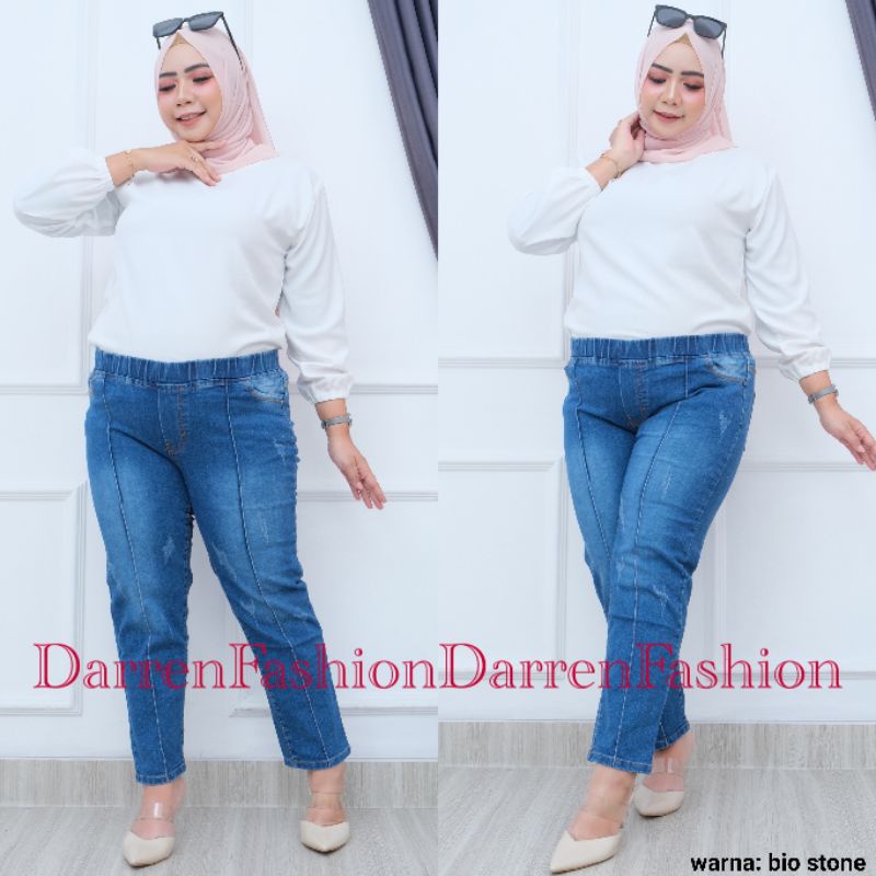 Celana Panjang Jegging Jeans Wanita Rulla