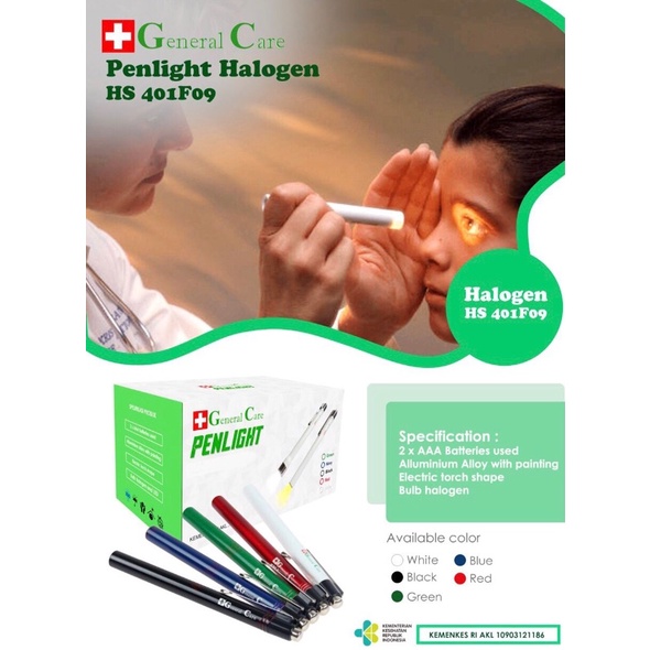 GENERAL CARE PENLIGHT HALOGEN
