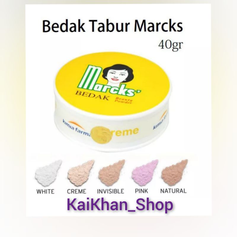 Marcks Beauty Powder Bedak Tabur [ 40gram ]