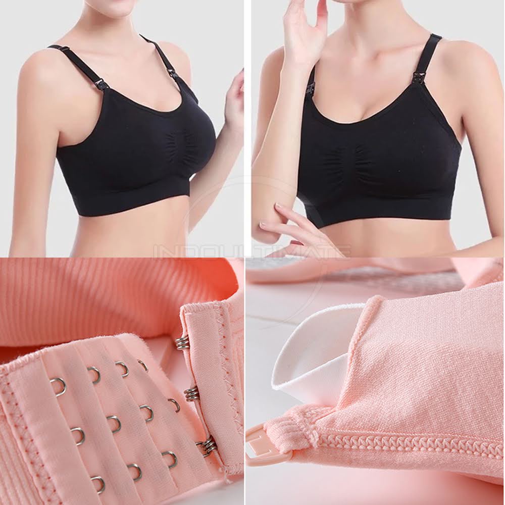 Sport Bra BH Ibu Menyusui NYAMAN PREMIUM Tanpa Kawat BIM-09 Nursing Bra Ibu hamil busui cover menyusui ASI Pakaian Dalam Underware wanita Ibu hamil jumbo murah import