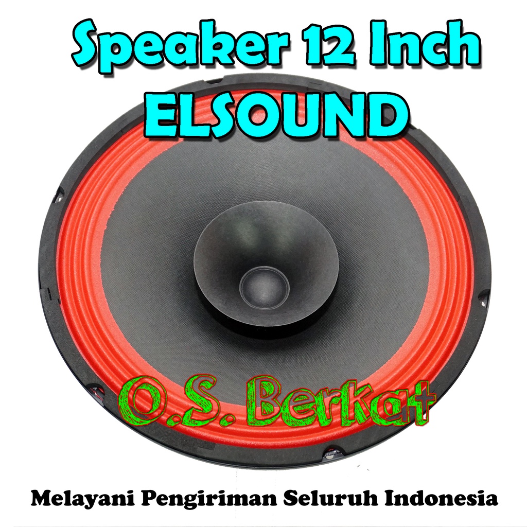Woofer Fullrange 12" / Speaker Bass 12 in / Woofer Elsound 12 Inch / Woofer Speaker Full range