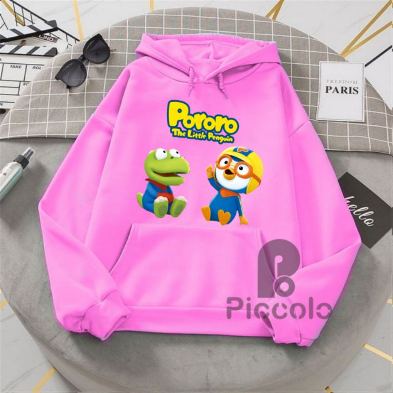 jaket Hoodie anak pororo unisex Hoodie anak atasan