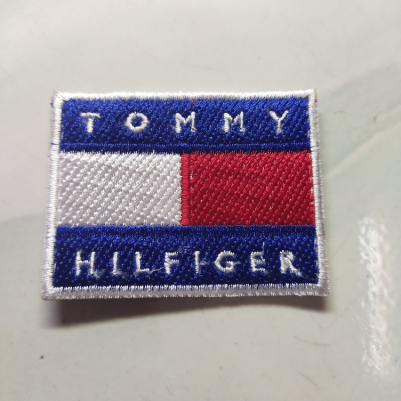 emblem patch bordir tommy hilfiger