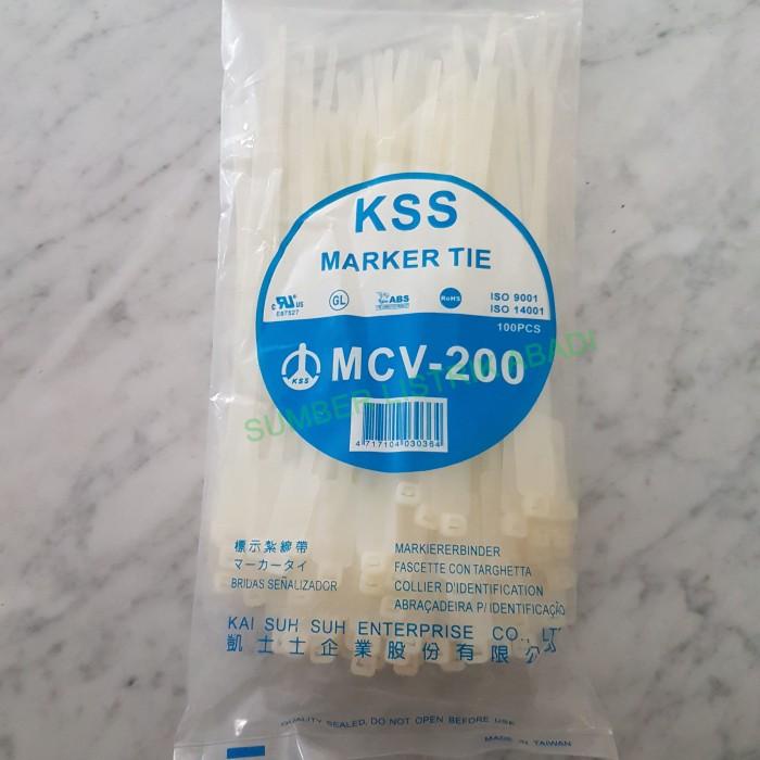 

KSS Kabel Marker Ties/ Pengikat Kabel dengan Label KSS MCV-200