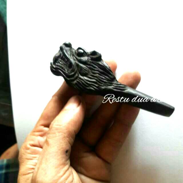 ONCE PIPA UNIK UKIR KAYU GALIH ASEM HITAM