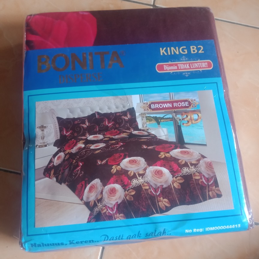 Sprei Bonita King No.1 (180x200) Terlengkap.!!