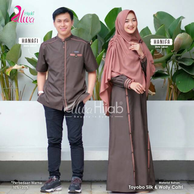 COUPLE HANAFI HANIFA BY ALWA HIJAB