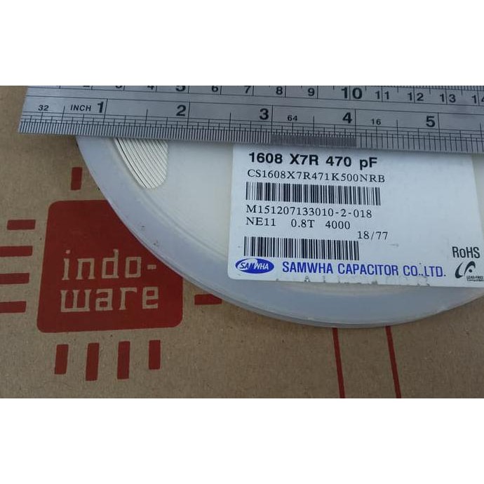 0603 470Pf 470Pf 50V Smd Kapasitor 1608 470 Pf Smd Kapasitor 470 Pf Inwer115 Segera Dapatkan