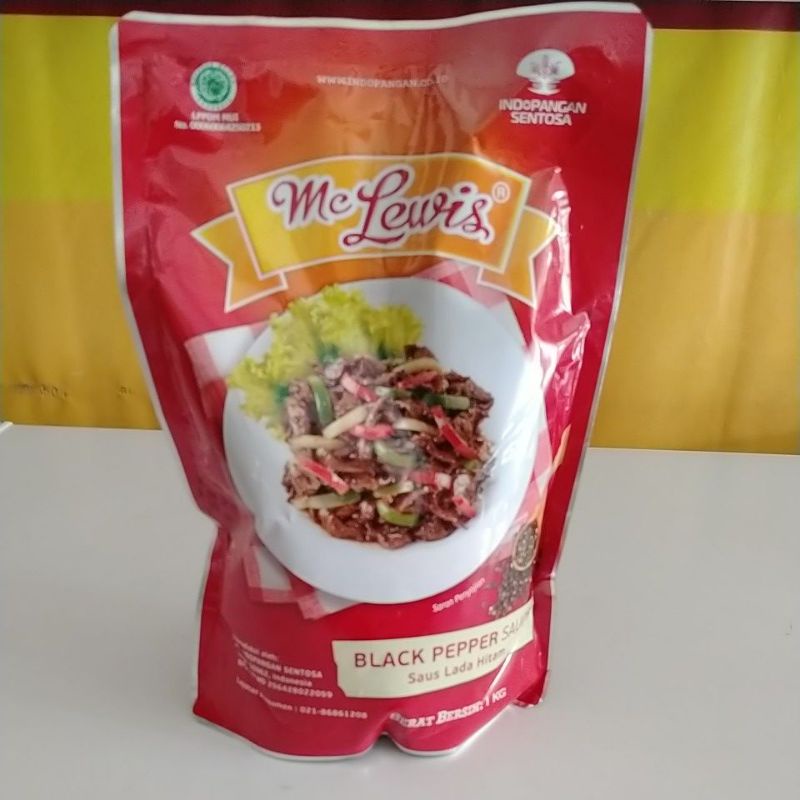 

MC LEWIS SAUS BLACK PEPPER 1 KG - TASYA KITCHEN