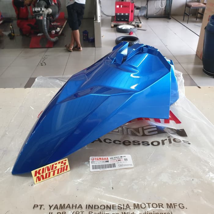 SPAKBOR DEPAN MIO M3, MIO Z BIRU ASLI YAMAHA