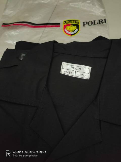 Baju PDL HITAM jatah polri