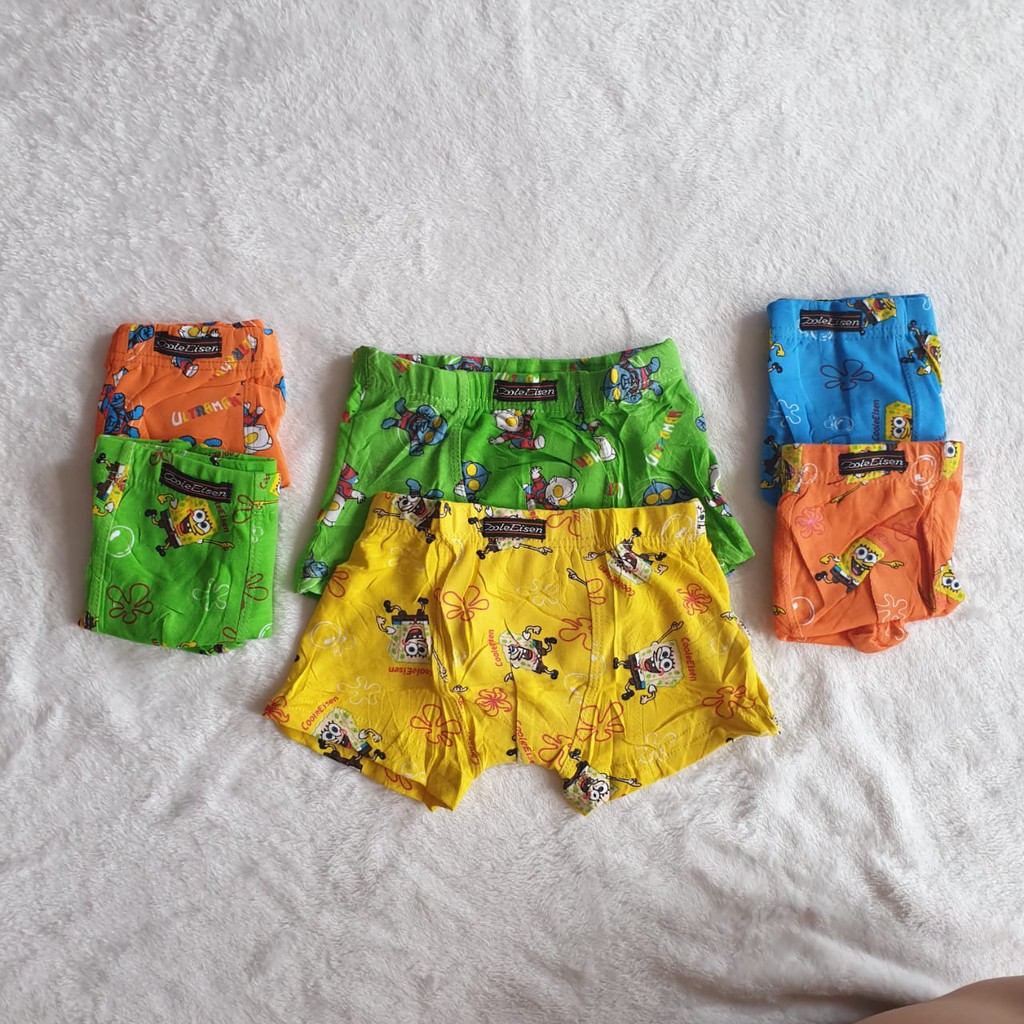 Boxer Anak Laki-laki / Celana Dalam Anak Laki-laki per 2pcs