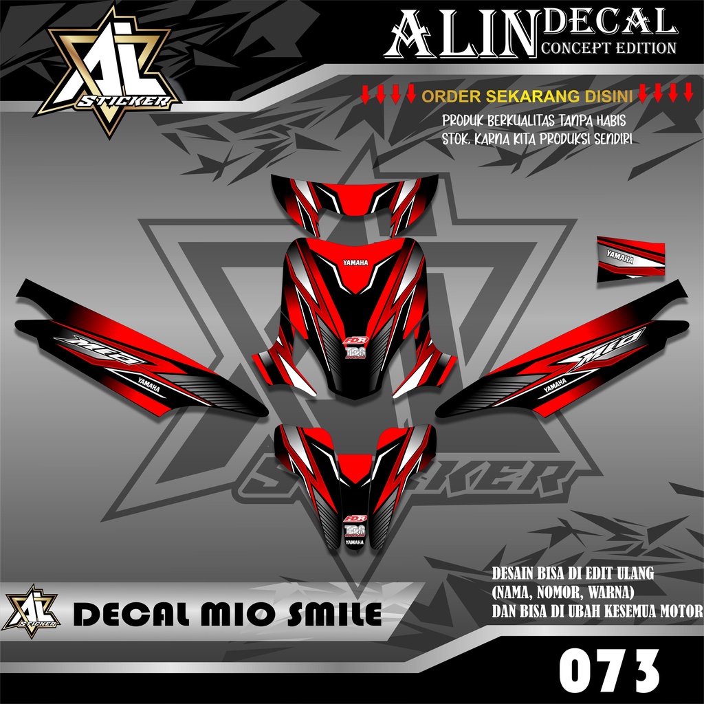 073 Decal Custom Mio Sporty - Decal Mio Sporty Full Body